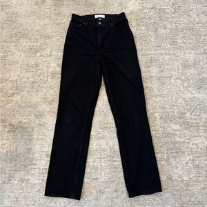 Abercrombie Curve Love 90’s straight ultra high rise size 27